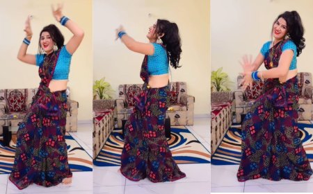 Desi bhabhi dance Video: सोशल मीडिया में छाई देसी भाभी, दिलबर- दिलबर गाने में लगाया ठुमका