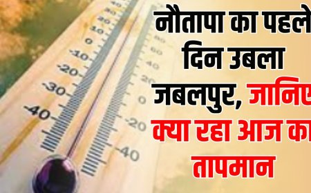 Today Jabalpur Temperature : नौतपा का पहले दिन उबला जबलपुर, जानिए क्या रहा आज का तापमान