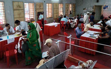 जिला चिकित्सालय में आयोजित किया गया अंतरराष्ट्रीय वृद्धजन दिवस पर नि:शुल्क स्वास्थ्य शिविर