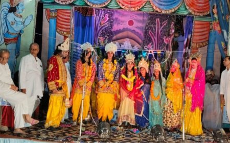 राम-भरत मिलाप देखकर दर्शकों की हुई आंखें नम
