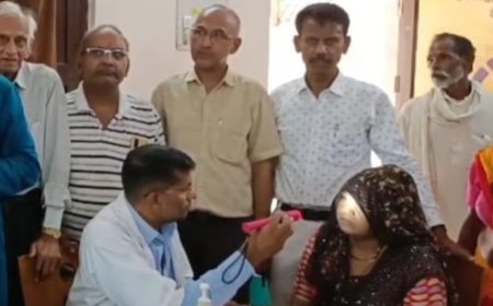 Guna News : रोटरी नि:शुल्क नेत्र जांच शिविर में 85 रोगियों का हुआ नेत्र परीक्षण, 30 मरीजों को मिलेगी नेत्र ज्योति