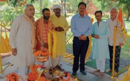 Guna News Today: सर्किट हाउस प्रांगण में स्थित शिव मंदिर का जीर्णोद्वार