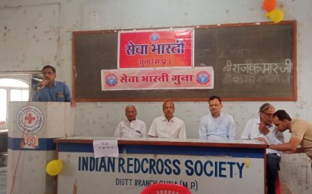 जिला सेवा भारती द्वारा विशाल निशुल्क स्वास्थ्य शिविर संपन्न हुआ