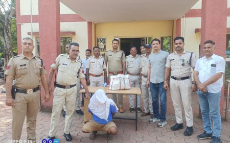 Guna News Today: अवैध मादक पदार्थ गांजा बेचने की फिराक में खड़ा नशा तस्कर किया गिरफ्तार