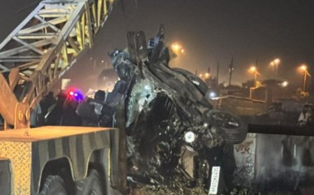 गाय को बचाने के चक्कर में पलटी तेज रफ्तार कार, तीन युवकों की मौके पर ही मौत