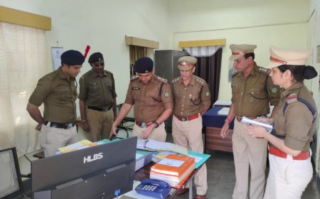 कमांडेंट द्वारा सीआईएसएफ इकाई एनएफएल एवं गेल विजयपुर में किया वार्षिक निरीक्षण