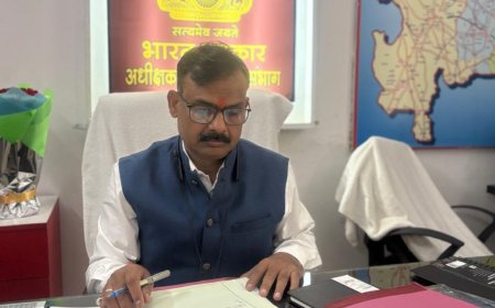 अधीक्षक डाकघर गुना के पद पर ओ पी चतुर्वेदी ने संभाला कार्यभार