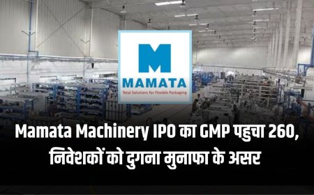 Mamata Machinery IPO का GMP पहुचा 260, निवेशकों को दुगना मुनाफा के असर
