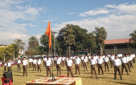 भारत माता के प्रति समर्पण और त्याग की भावना रखने वाला ही स्वयंसेवक होता है : श्री भदौरिया