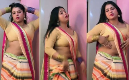 Desi Bhabhi Viral Dance : भोजपुरी गाने में देशी भाभी ने लगाया कातिलाना ठुमका, वीडियो देख लोगों के उड़े होश