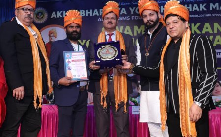 योगाचार्य महेश पाल को राष्ट्रीय युवा दिवस पर स्वामी विवेकानंद राष्ट्रीय योग यूथ आईकॉन अवार्ड से सम्मानित किया गया