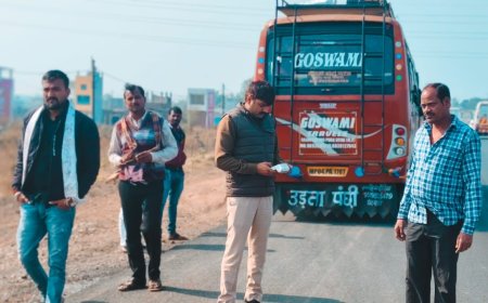 Guna News: बाईपास पर वाहन चेकिंग, चोरी की मोटरसाइकिल बरामद