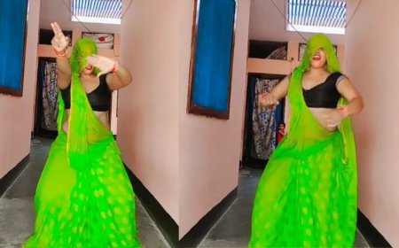 Desi Bhabhi Dance: देसी भाभी का डांस देख लोग हुए बेकाबू, बार-बार स्क्रॉल कर देख रहे वीडियो