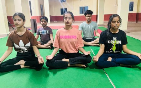 मध्यप्रदेश अस्मिता योगासना लीग के सीनियर वर्ग मैं वैष्णवी गुना का प्रतिनिधित्व करेगी