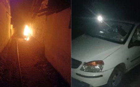 Jabalpur News: बाइक में लगाई आग, कार में की जमकर तोड़फोड़