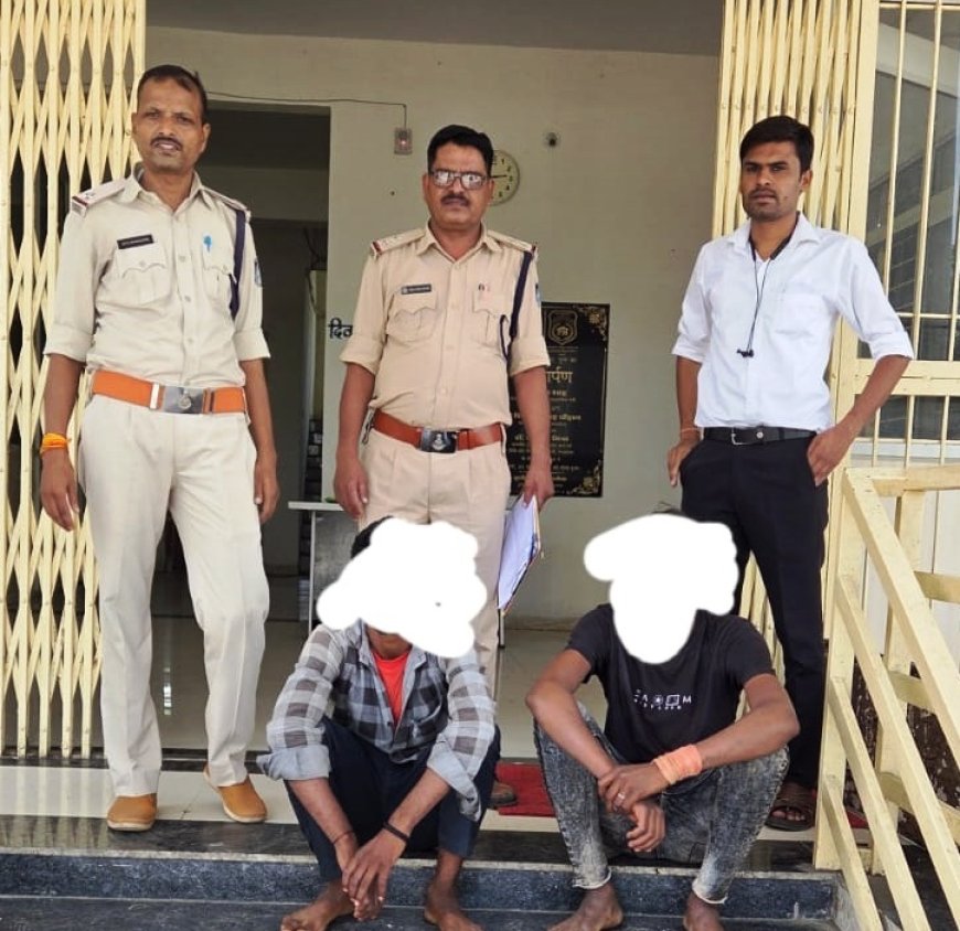 राजस्थान से चांचौड़ा ला रहे थे अंग्रेजी शराब, पुलिस ने दबोचा,दो तस्कर गिरफ्तार, 17 पेटी अंग्रेजी शराब और ऑटो रिक्शा जब्त