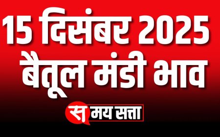 बैतूल मंडी भाव, 15 दिसंबर 2025 | Betul Mandi Bhav | आज का बैतूल मंडी भाव