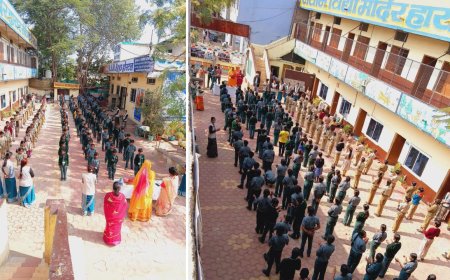 नवीन विद्या मंदिर द्वारा श्री राम लला प्राण प्रतिष्ठा की द्वितीय वर्षगांठ पर भव्य आयोजन