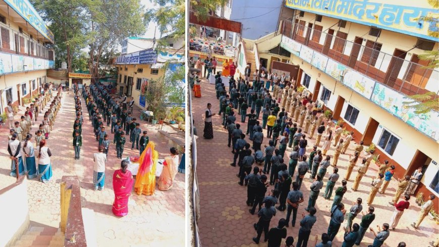 नवीन विद्या मंदिर द्वारा श्री राम लला प्राण प्रतिष्ठा की द्वितीय वर्षगांठ पर भव्य आयोजन